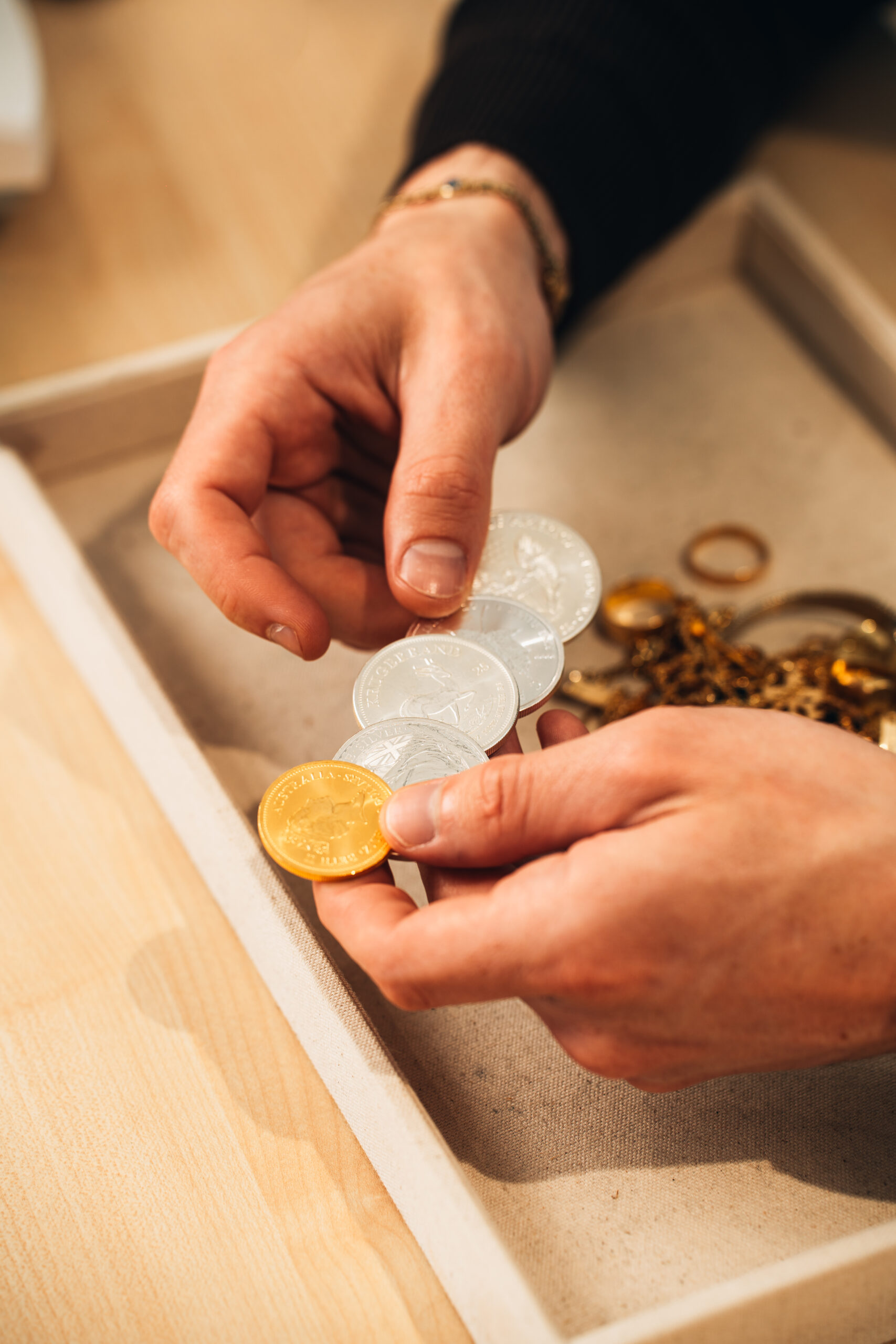 silver coins